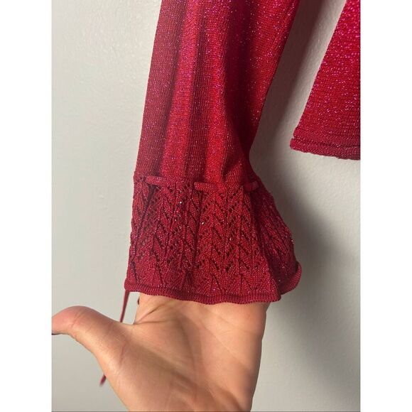 Vintage Y2K Betsey Johnson Button Front Cardigan Sweater - Picture 7 of 8